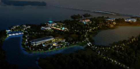 城市亮化工程公司用燈光描繪星空下都市的環境美!